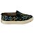 Sneaker Slip-On Gucci Graffiti GG in Pelle Nera Nero