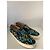 Sneaker Slip-On Gucci Graffiti GG in Pelle Nera Nero - vista 2