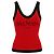 Top senza maniche Balmain nero e rosso