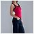 Top senza maniche Balmain nero e rosso - vista 5