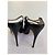 Gucci Antena Mules Heels Schwarzes Leder - Ansicht 8