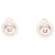Orecchini a clip in acciaio inossidabile argento Chanel