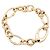 Autre Marque Bracciale a maglie ovali e circolari in oro giallo.