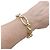 Autre Marque Bracciale a maglie ovali e circolari in oro giallo. - vista 6