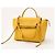 Borsa Tote Céline Belt in pelle gialla Giallo - vista 2