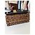 Borsa a spalla piccola Givenchy GV3 in pelle nera e suede leopardato Marrone Blu navy - vista 3