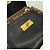 Borsa a spalla piccola Givenchy GV3 in pelle nera e suede leopardato Marrone Blu navy - vista 7