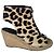 Sandali espadrille Céline stampa leopardata in pelo di pony Stampa leopardo