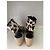 Sandali espadrille Céline stampa leopardata in pelo di pony Stampa leopardo - Ansicht 3
