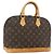 Louis Vuitton Alma Monogram Canvas PM Marrone