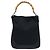 Gucci Bamboo Shoulder GG Canvas Nero