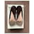 Escarpins Yves Saint Laurent en cuir marron  - vue 5