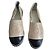 Chanel Espadrilles Beige Leder 36