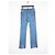 Dior von Galliano SS03 Bootcut Bondage-Jeans Blau - Ansicht 2