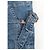 Dior von Galliano SS03 Bootcut Bondage-Jeans Blau - Ansicht 5