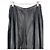 Maison Martin Margiela Saia maxi plissada em couro sintético MM6 Maison Margiela Preto - vista 7
