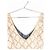 Conjunto de top de brocado de seda dourada e saia midi Prada SS02 Dourado - vista 8