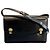 Borsa a tracolla Céline Triomphe in pelle di vitello nera lucida