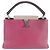 Borsa Louis Vuitton Capucines MM in pelle Taurillon Beige