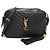 Borsa a spalla in pelle nera Saint Laurent Nero