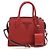 Borsa a mano in pelle Saffiano rossa Prada Rosso