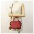 Borsa a mano in pelle Saffiano rossa Prada Rosso - vista 7
