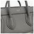 Céline Celine Graue Kalbsleder Tote Tasche Braun - Ansicht 7