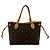 Louis Vuitton Neverfull MM Tote Bag Braun - Ansicht 3