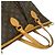 Louis Vuitton Palermo PM Monogramm Leder Schulter-/Tote-Bag Braun - Ansicht 4