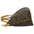 Louis Vuitton Palermo PM Monogramm Leder Schulter-/Tote-Bag Braun - Ansicht 5