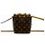 Noe Borsa a spalla mini Nano Noé con motivo logo Monogram Louis Vuitton Marrone - vista 3