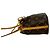 Noe Borsa a spalla mini Nano Noé con motivo logo Monogram Louis Vuitton Marrone - vista 5