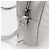 Borsa a tracolla in pelle grigia Saint Laurent Marrone - vista 6