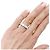 Autre Marque Voll-Eternity-Bandring aus Weißgold, mit Smaragdschliff-Diamanten. - Ansicht 5