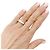 Autre Marque Voll-Eternity-Bandring aus Weißgold, mit Smaragdschliff-Diamanten. - Ansicht 6