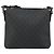 Sac à bandoulière GG Supreme en PVC noir et argent de GUCCI 387514 Auth 175909 Argenté - vue 3