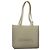 CHANEL Borsa Tote in Gomma Grigia Argento CC Auth 176921 Marrone