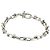 Autre Marque Pulseira de elos pequenos da coleção Hardware da TIFFANY&Co. em prata Ag925 Auth am11473SM