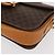 Céline Borsa in tela Macadam Celine con motivo carrozza in PVC pelle marrone oro Auth 177443A - vista 11