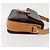 Céline Borsa in tela Macadam Celine con motivo carrozza in PVC pelle marrone oro Auth 177443A - vista 4