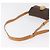 Céline Borsa in tela Macadam Celine con motivo carrozza in PVC pelle marrone oro Auth 177443A - vista 7
