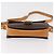 Céline Borsa in tela Macadam Celine con motivo carrozza in PVC pelle marrone oro Auth 177443A - vista 9