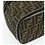 FENDI Borsa Vanity in Tela Zucca Marrone Nera Auth 176697 Nero - vista 11