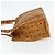 MCM Vicetos Logogram Tote Bag PVC Leather Brown Gold Auth BA12272 Golden - view 4