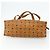 MCM Vicetos Logogram Tote Bag PVC Leather Brown Gold Auth BA12272 Golden - view 9