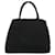 PRADA Borsa a mano in nylon nero argento Auth bs34479 - vista 2