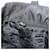 PRADA Borsa a mano in nylon nero argento Auth bs34479 - vista 21