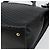 BALLY Borsa a mano trapuntata in pelle nera e dorata Auth bs34746 Nero D'oro - vista 12
