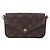 Multi Pochette LOUIS VUITTON Pochette Multi Felicie Monogramma Khaki M80091 LV Auth 174165A Cachi - vista 13