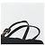 Borsa Tote PRADA in nylon e pelle nera dorata Auth am11435 Nero D'oro - vista 8